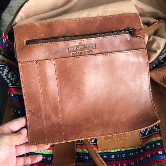 COPY - Real leather Parker Clay Bag - Picture 6 of 8